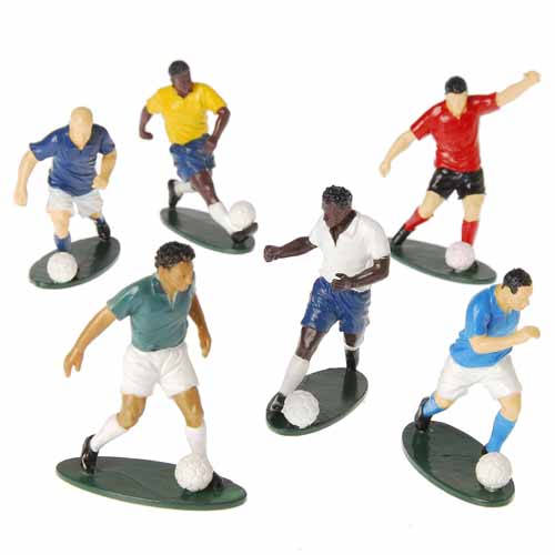 Picture of US Toy Company 2460 Soccer Player Figures - Pack of 12