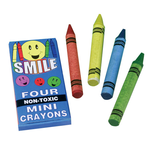 Mini Smile Crayons - Pack of 144
