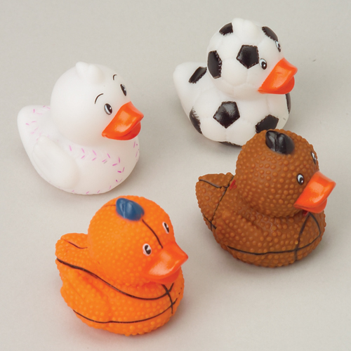 Picture of US Toy Company GS523 Mini Sports Ducks - Pack of 12