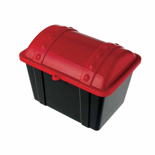 GS734 Treasure Chest-Red-Black