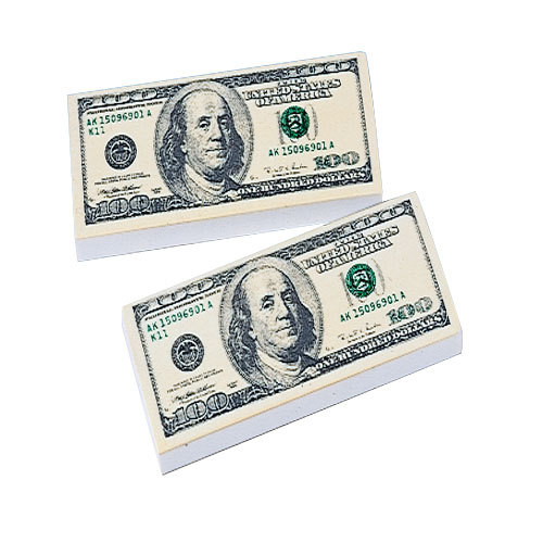 LM101 $100 Bill Erasers-36-Bx