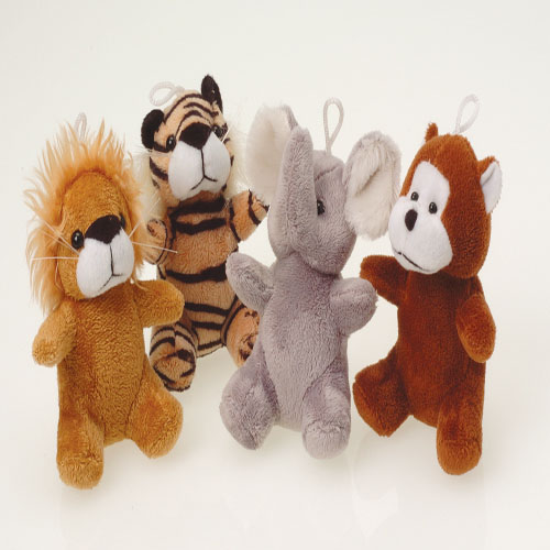 Picture of US Toy Company SB542 Furry Wild Animals - Pack of 12