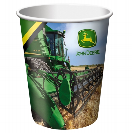 206218 John Deere Tractor - 9 oz. Paper Cups