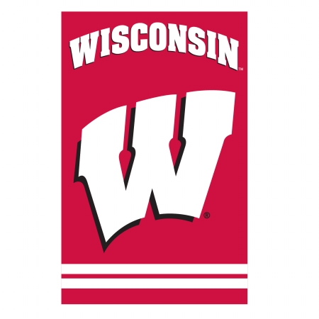 Picture of Party Animal 208697 Wisconsin Badgers Banner Flag