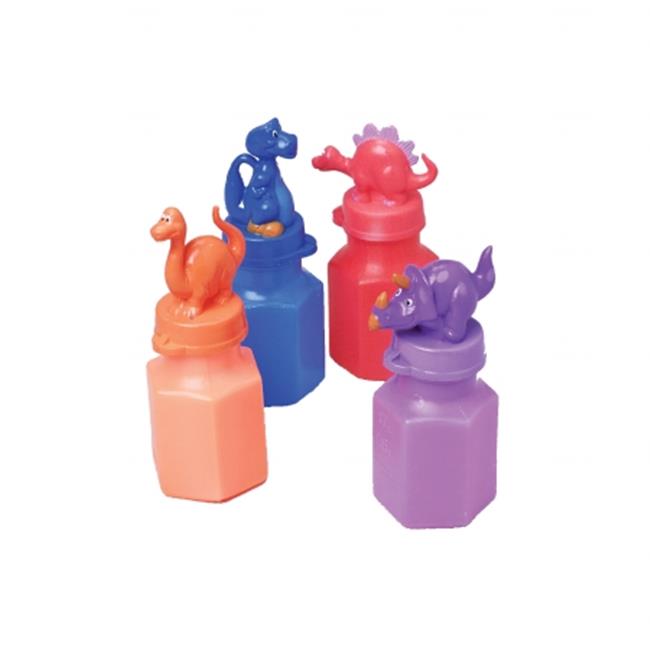 US Toy 204250 1 Ounce Dino Head Bubbles with Wand