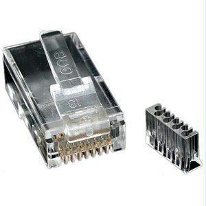 Cat 6 Rj45 Modular Plug For Solid Wire - 50 Pack