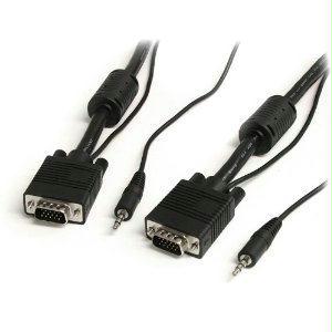 Startech  MXTHQMM25A 25 Ft Coax High Resolution Monitor Vga Cable With Audio Hd15 M-M -  STARTECH.COM