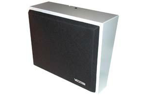 VC-V-1052C 8 in. Amplified Wall Speaker  Metal  Black