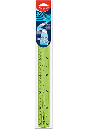 Picture of Maped Usa MAP279010 Twist N Flex Ruler 12In - 30Cm