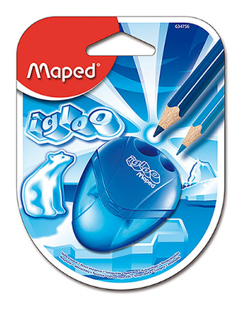 Picture of Maped Usa MAP634756 Igloo 2 Hole Pencil Sharpener