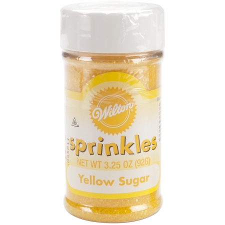 Picture of Wilton W710-7-54 Sugar Sprinkles 3.25 Ounces-Yellow