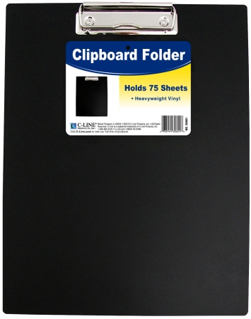 Picture of C-Line 30601 Clipboard Folder-Black
