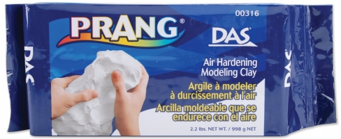 387500 Das Air Dry Clay 2.2 Pounds-White