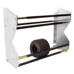 28''H x 13''D Aluminum 2 - Tier Karting Tire Rack