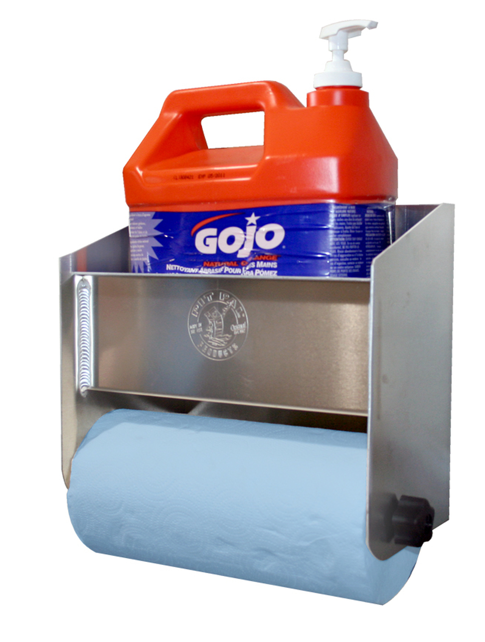 11-1/2''W x 11"H x 7-1/4'' D Go-Jo Dispenser Station