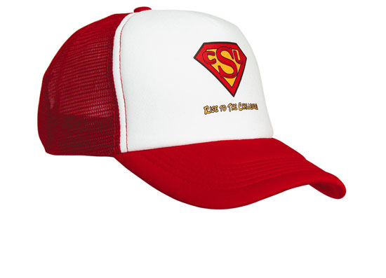3803RE Truckers Mesh Cap - Red