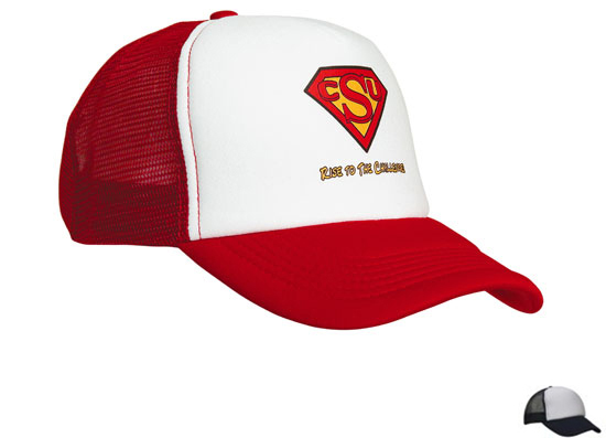 3803WH-NA Truckers Mesh Cap - White-Navy