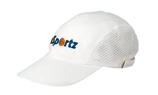 3812WH Brushed Cotton Caps - White