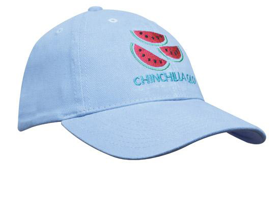 4040SK Brushed Heavy Cotton Youth Size Cap - Sky