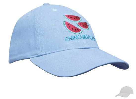 4040WH Brushed Heavy Cotton Youth Size Cap - White
