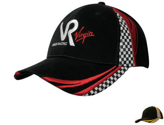 4083BL-GO Specialty Cap Designs - Black-Gold