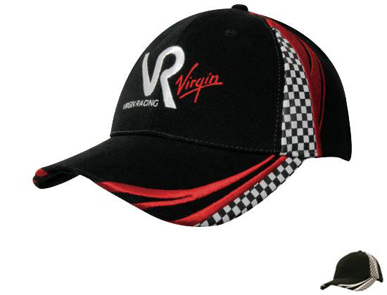 4083BL-WH Specialty Cap Designs - Black-White