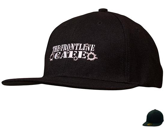 4087NA American Twill Flat Peak Cap - Navy