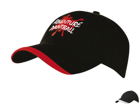 4164BL-WH Contour Trim Cap - Black-White