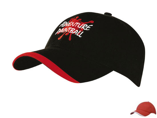 4164RE-WH Contour Trim Cap - Red-White