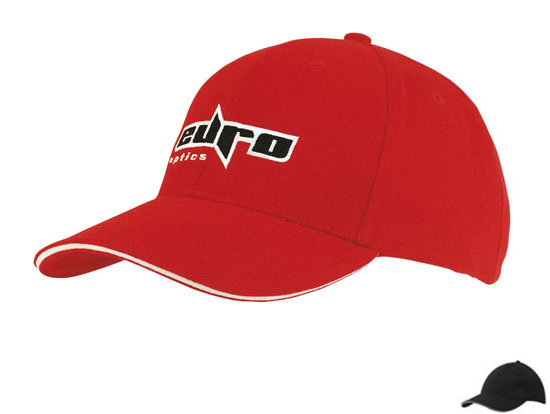 4210BL-WH Sandwich Trim Cap - Black-White