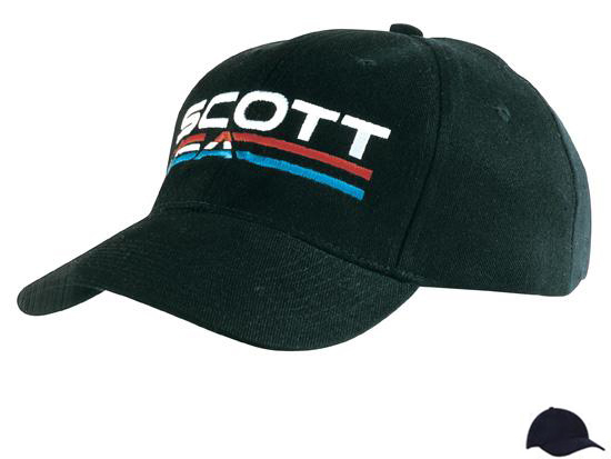 4242NA 6 Panel Brushed Cotton Cap - Navy