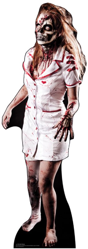 Picture of Advanced Graphics 1381 69 in. x 24 in. Zombie Nurse Cardboard Cutout Standee Standup Haunted Halloween Horror