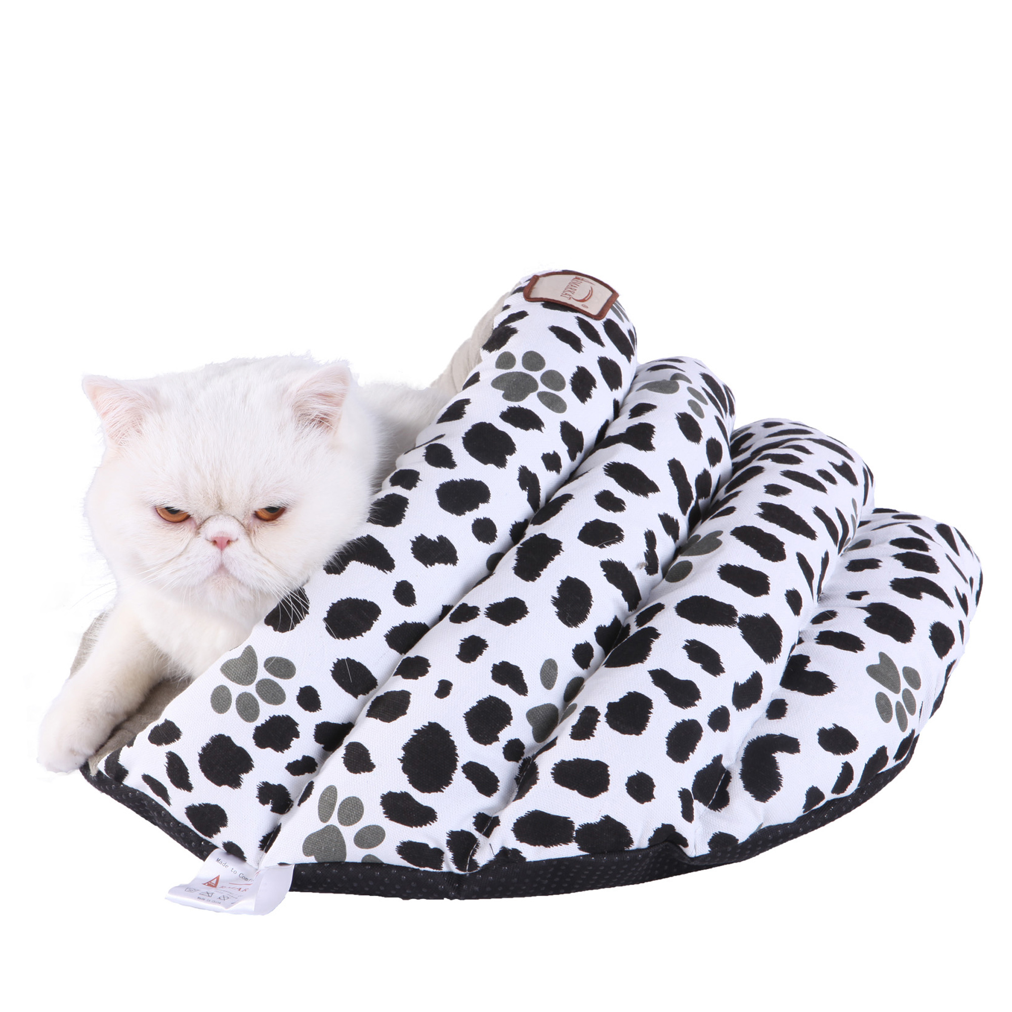 Picture of Aeromark C19HZY-HL Armarkat Pet Bed Cat Bed 20 x 11 x 20 - Sage Green & Pawprint