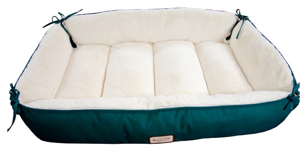 Picture of Aeromark D04HML-MB-L Armarkat Pet Bed 41 x 26 x 8 - Laurel Green & Ivory