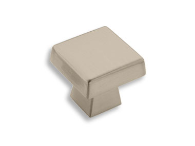 Oversized Blackrock Knob - Satin Nickel