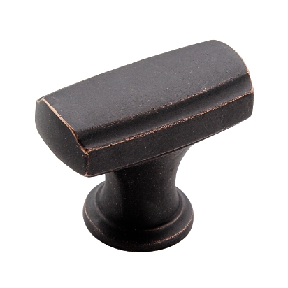 Highland Ridge Square Knob - Dark Oiled Bronze