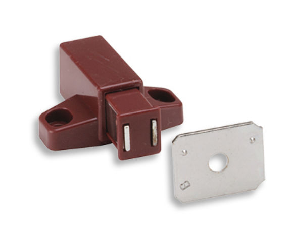 Single Magnetic Touch Latch - Brown