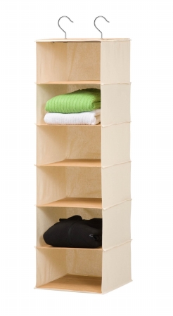 Picture of Honey-Can-Do SFT-01003 6 Shelf Bamboo Hanging Organizer