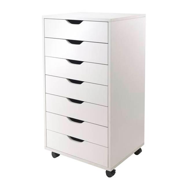 Winsome Trading 10792 Halifax Cabinet for Closet - Office 7 Drawers White