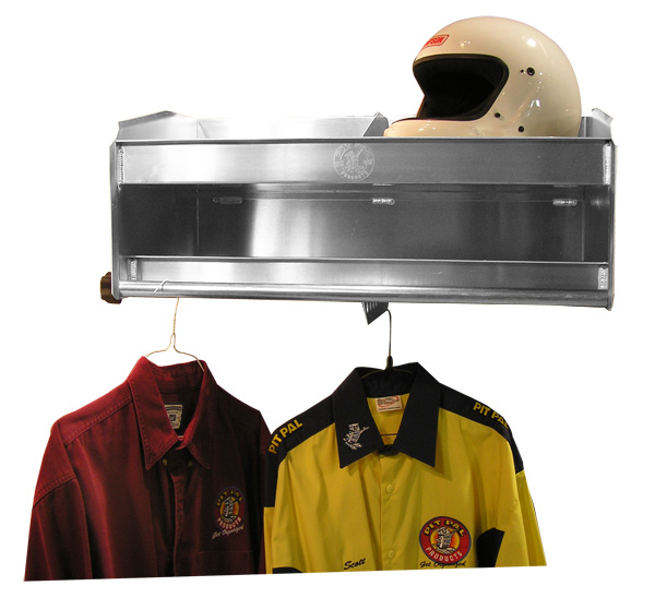 331D 28-1/2"W x 12"H x 15" D 2-Bay Deluxe Helmet Shelf