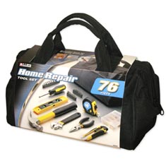 Allied 49008 76pc Home Repair Tool Set wNylon Bag