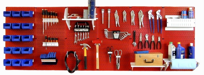30-WRK-800 Master Metal Pegboard Workbench Kit -6 Panel Kit
