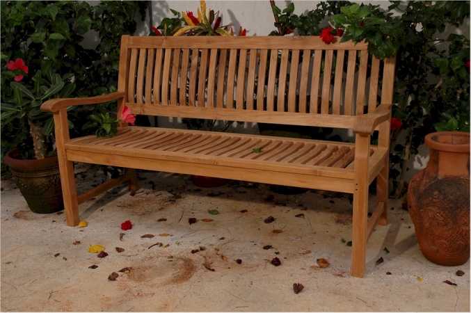 Picture of Anderson Teak BH-572 Del-Amo 4-Seater Bench