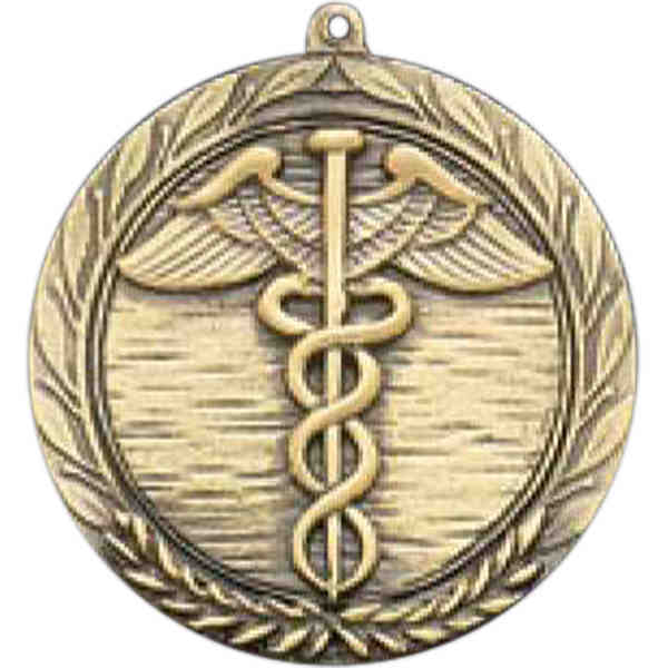 CADUCES MEDALLION with RIBBON - Pack of 100