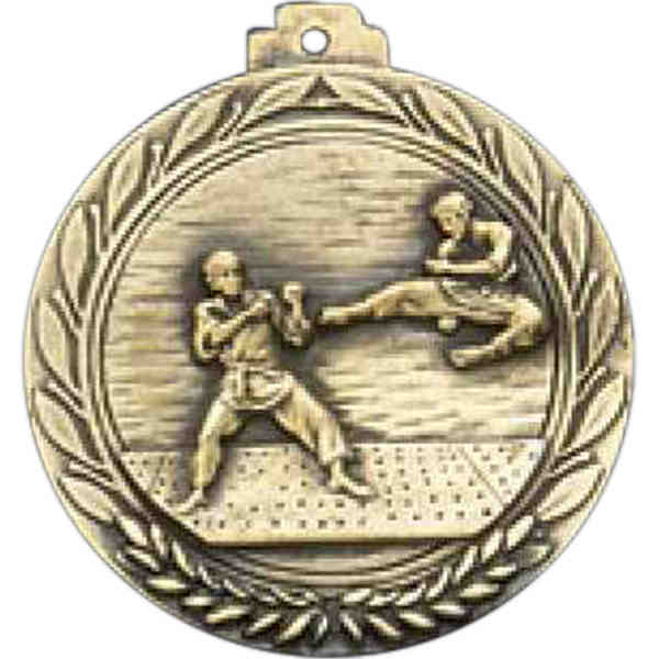 KARATE MEDALLION with RIBBON - Pack of 100