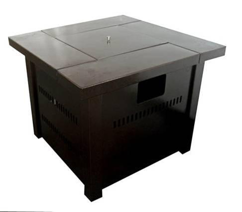 GS-F-PC Propane Firepit Antique Bronze Finish