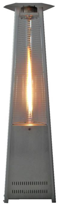 Picture of AZ Patio Heaters HLDS01-CGTSS Commercial Stainless Steel Glass Tube Patio Heater