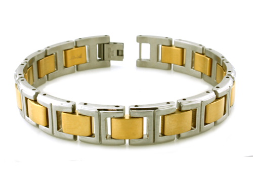 Picture of EWC B32014G Two-Tone Stainless Steel Link Bracelet