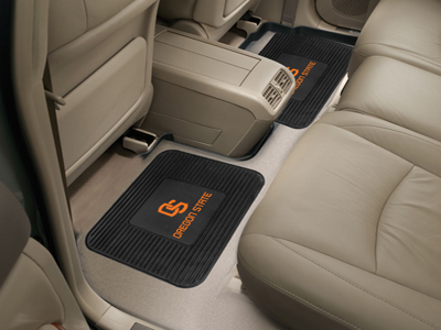 Picture of Fanmats 12267 Oregon State University Backseat Utility Mats 2 Pack 14 in. x 17 in.