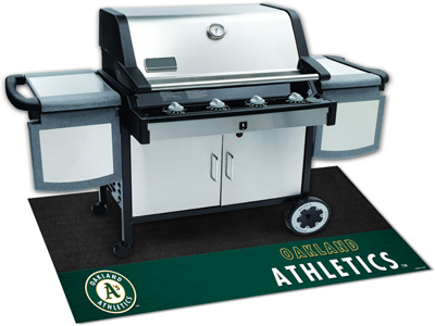 Picture of Fanmats 12163 MLB - Oakland Athletics Grill Mat 26 in. x 42 in.